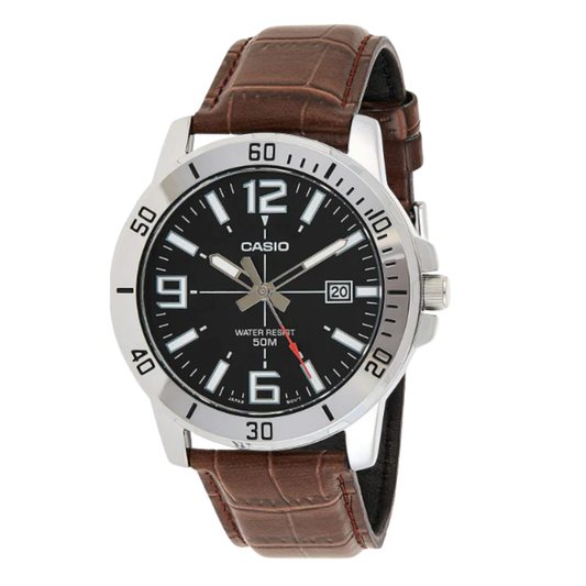 Casio Black Dial Gents Watch - MTP-VD01L-1BVUDF