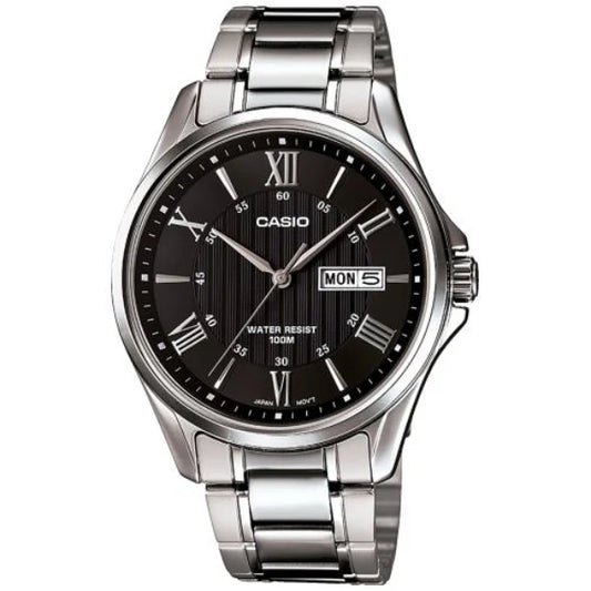 Casio Black Dial Gents Watch - MTP-1384D-1AVDF