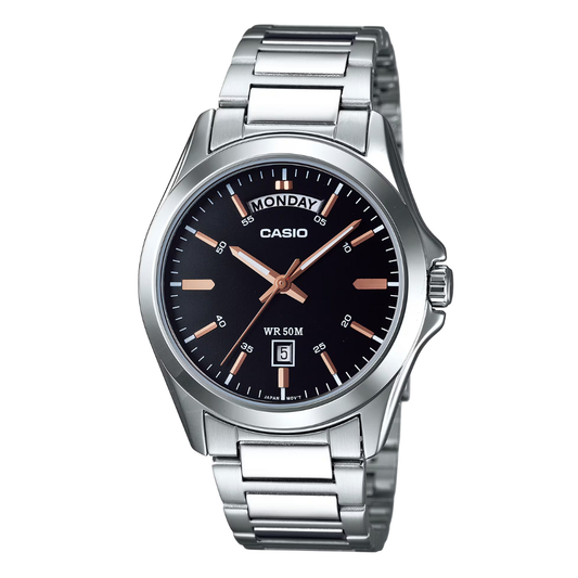 Casio Black Dial Gents Watch - MTP-1370D-1A2VDF