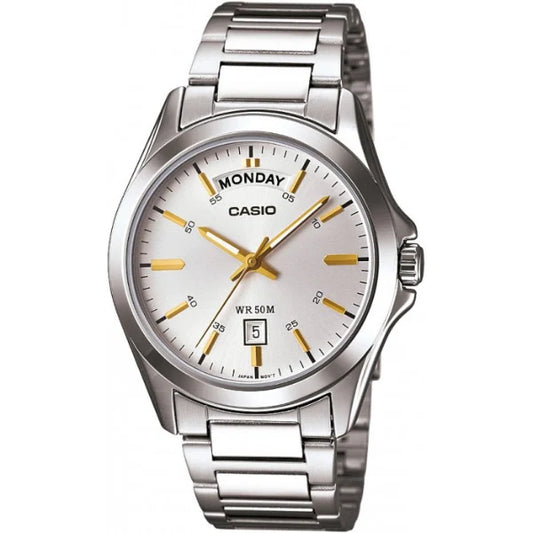 Casio Silver Dial Gents Watch - MTP-1370D-7A2VDF