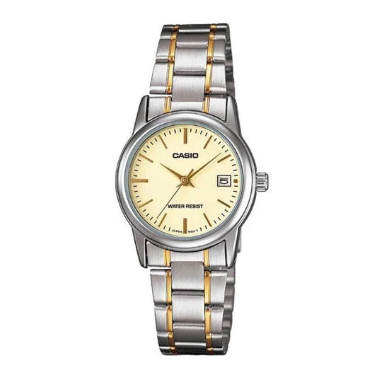 Casio Silver Dial Ladies Watch - LTP-V002SG-9AUDF