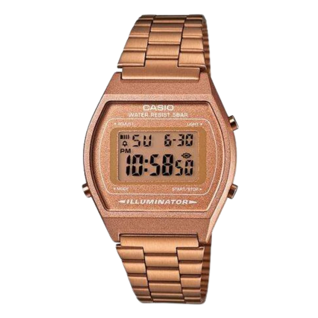 Casio Rose Gold Dial Unisex Watch - B640WC-5ADF