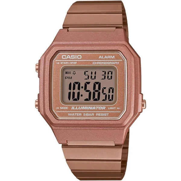 Casio Rose Gold Dial Unisex Watch - B650WC-5ADF