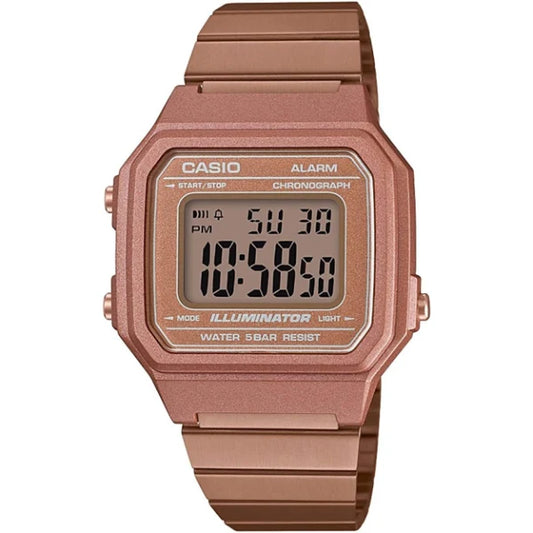 Casio Rose Gold Dial Unisex Watch - B650WC-5ADF