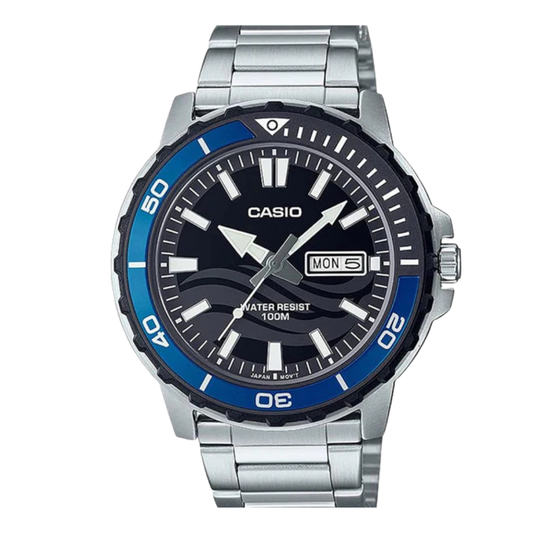 Casio Grey Dial Gents Watch - MTD-125D-1A2VDF