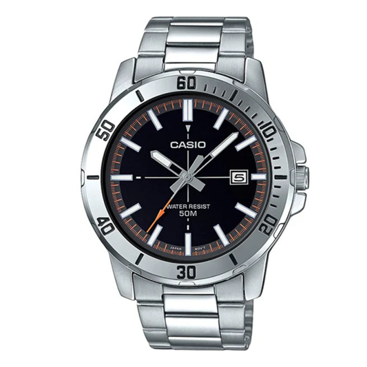 Casio Black Dial Gents Watch - MTP-VD01D-1E2VUDF