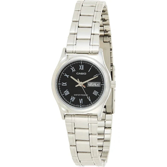 Casio Black Dial Ladies Watch - LTP-V006D-1BUDF