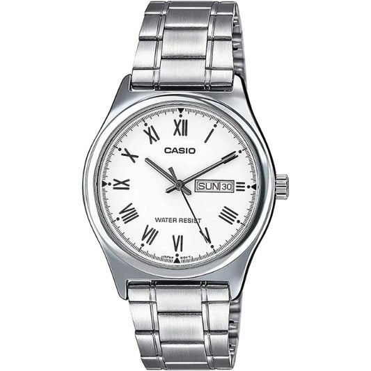 Casio White Dial Gents Watch - MTP-V006D-7BUDF