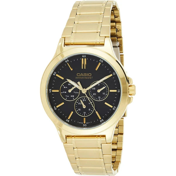 Casio Black Dial Gents Watch - MTP-V300G-1AUDF