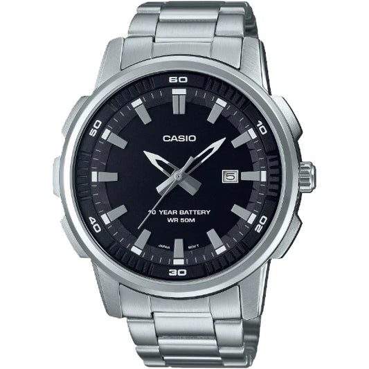 Casio Black Dial Gents Watch - MTP-E195D-1AVDF