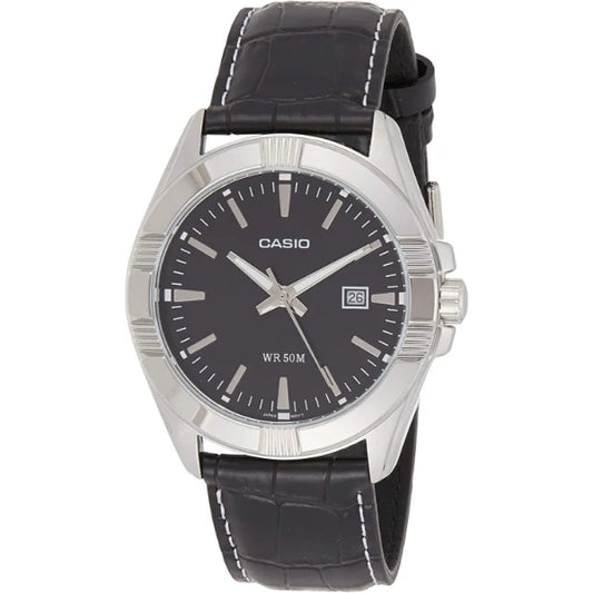 Casio Black Dial Gents Watch - MTP-1308L-1AVDF