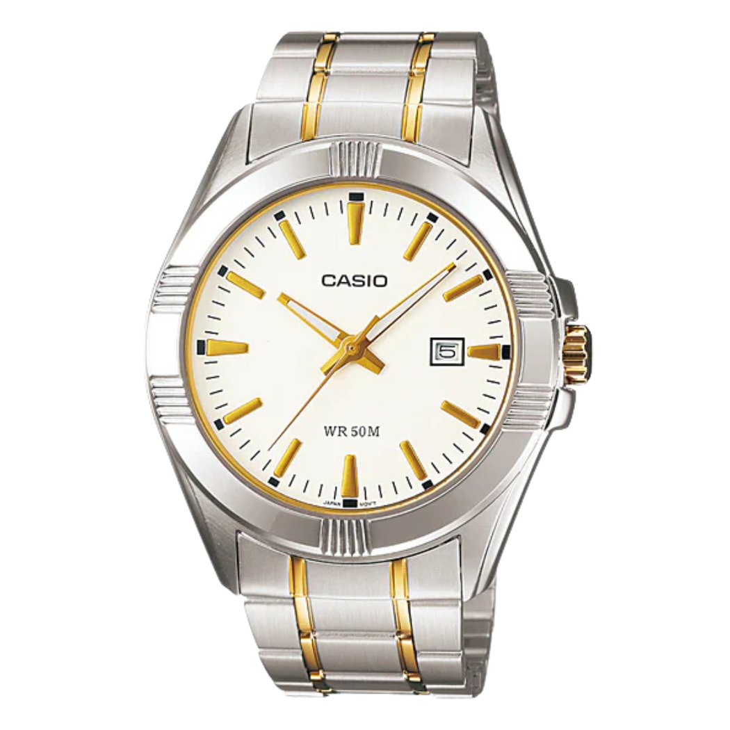 Casio White Dial Gents Watch - MTP-1308SG-7AVDF