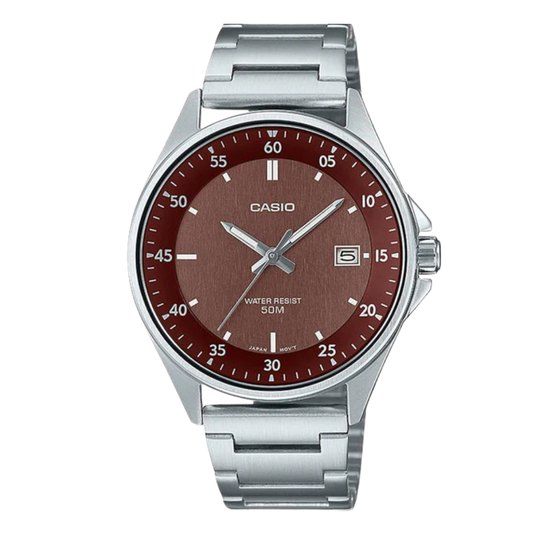 Casio Brown Dial Gents Watch - MTP-E705D-5EVDF