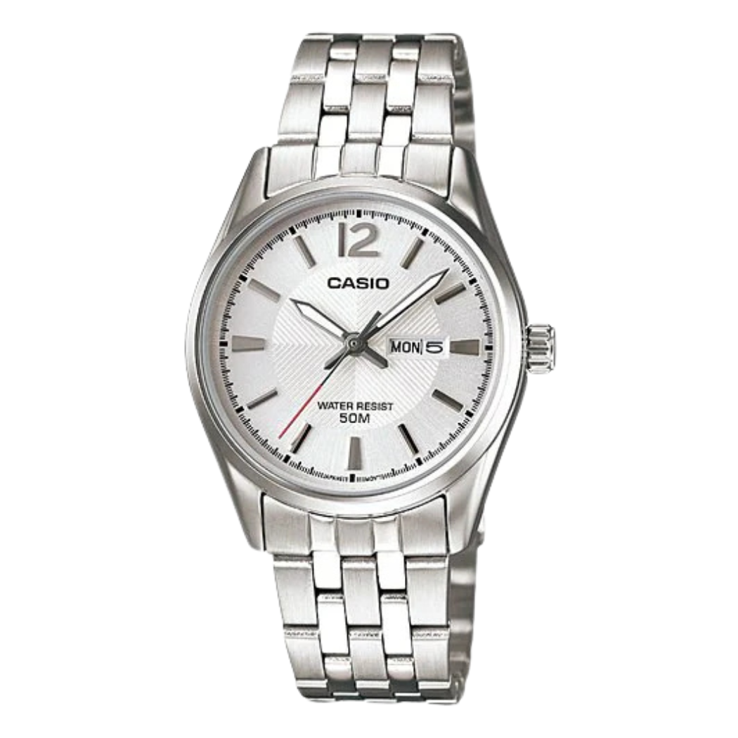 Casio Silver Dial Ladies Watch - LTP-1335D-7AVDF