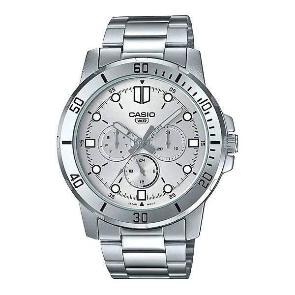 Casio Silver Dial Gents Watch - MTP-VD300D-7EUDF