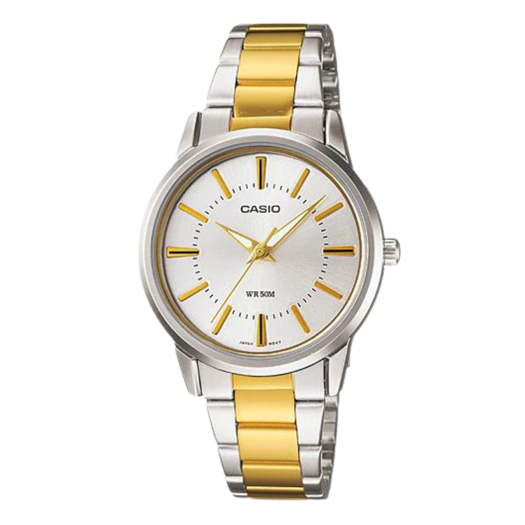 Casio Silver Dial Ladies Watch - LTP-1303SG-7AVDF