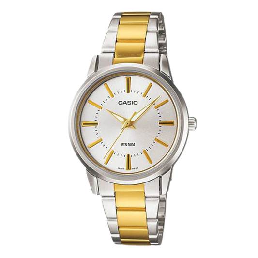 Casio Silver Dial Ladies Watch - LTP-1303SG-7AVDF