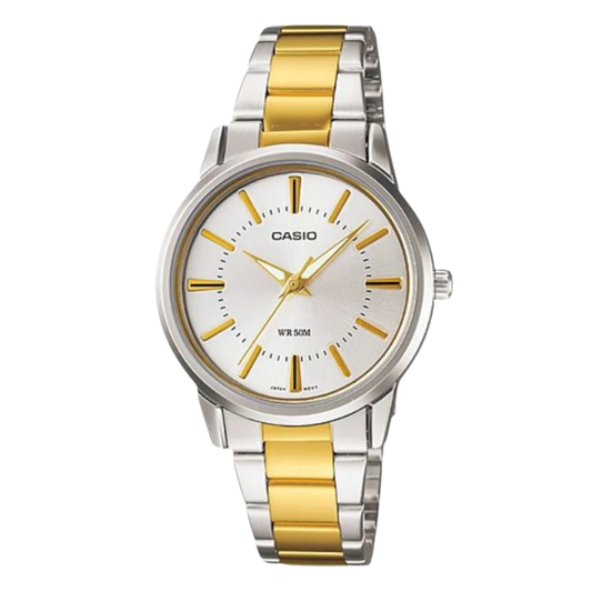 Casio White Dial Gents Watch - MTP-1303SG-7AVDF