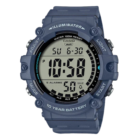 Casio Illuminator Grey Dial Gents Watch - AE-1500WH2AVDF