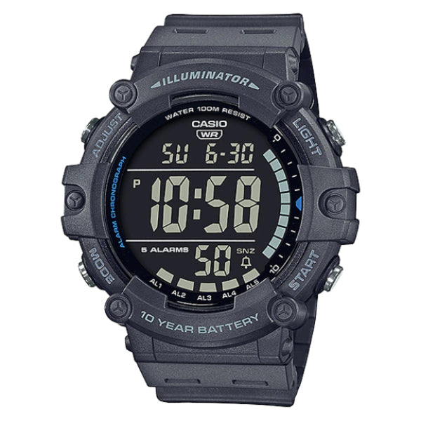 Casio Illuminator Black Dial Gents Watch - AE-1500WH8BVDF