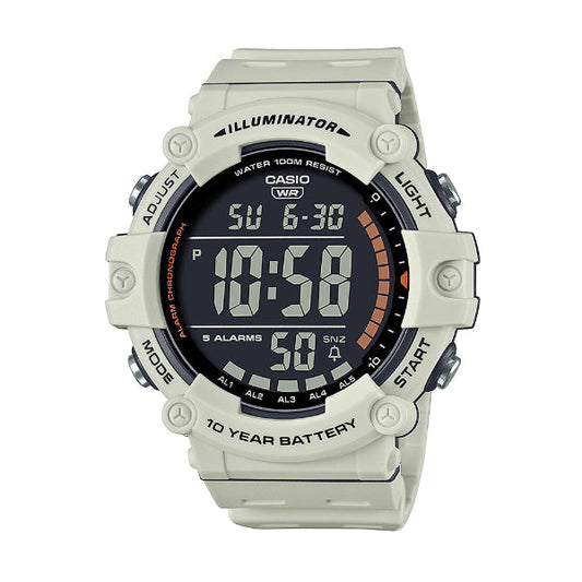 Casio Illuminator Black Dial Gents Watch - AE-1500WH-8B2VDF