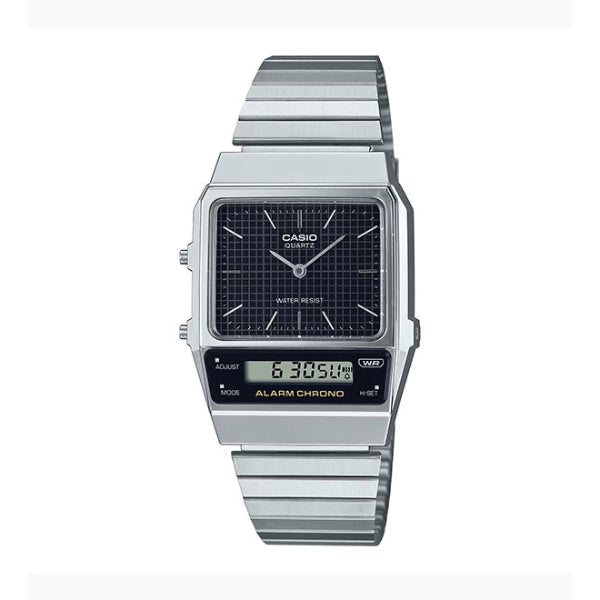 Casio Vintage Black Dial Unisex Watch - AQ-800E-1ADF