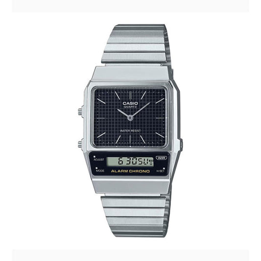 Casio Vintage Black Dial Unisex Watch - AQ-800E-1ADF