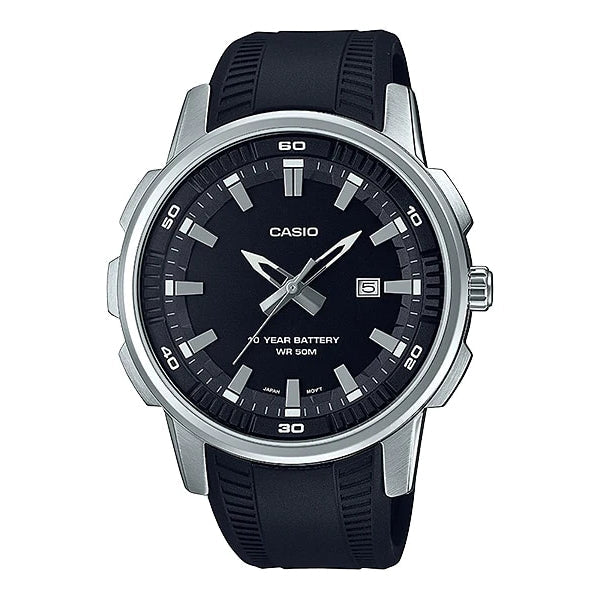 Casio Black Dial Gents Watch - MTP-E195-1AVDF