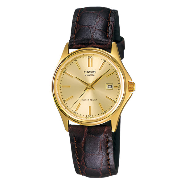 Casio Gold Dial Ladies Watch - LTP-1183Q-9ADF