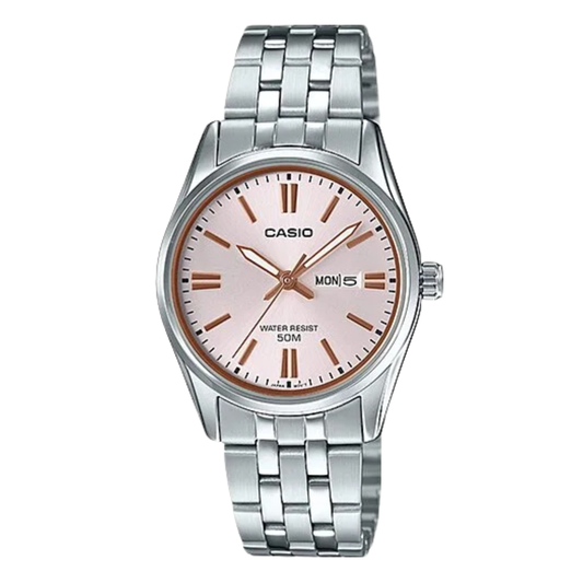 Casio Rose Gold Dial Ladies Watch - LTP-1335D-4AVDF