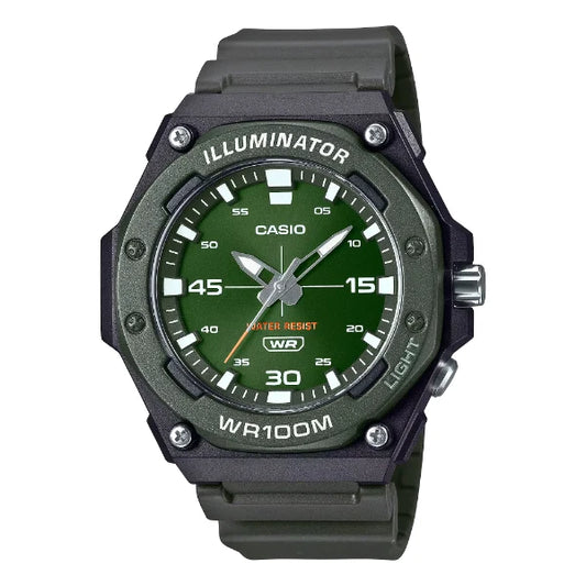 Casio Green Dial Gents Watch - MW-620H-3AVDF