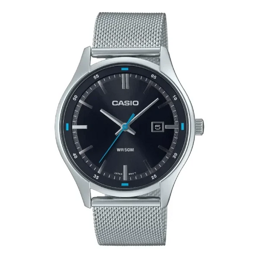Casio Black Dial Gents Watch - MTP-E710M-1AVDF