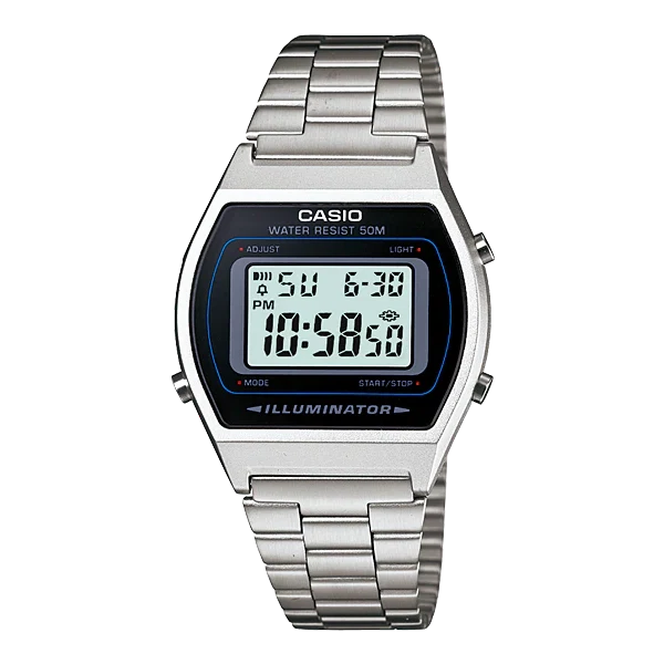 Casio Black Dial Gents Watch - B-640WD-1AVDF