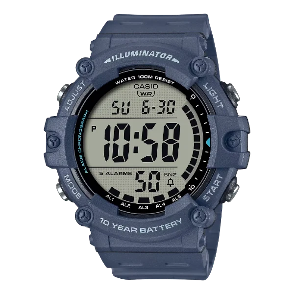 Casio Illuminator Black Dial Gents Watch - AE-1500WH-2AVDF