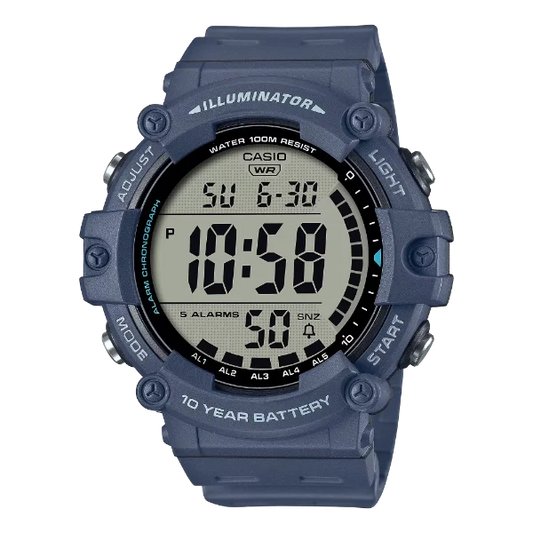 Casio Illuminator Black Dial Gents Watch - AE-1500WH-2AVDF
