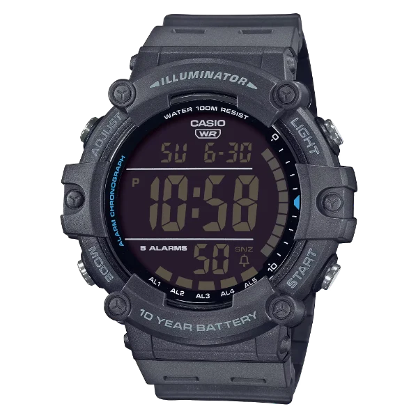 Casio Illuminator Black Dial Gents Watch - AE-1500WH-8BVDF