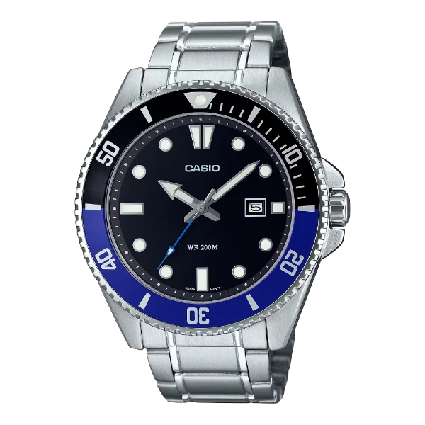 Casio Black Dial Gents Watch - MDV-107D-1A2VDF