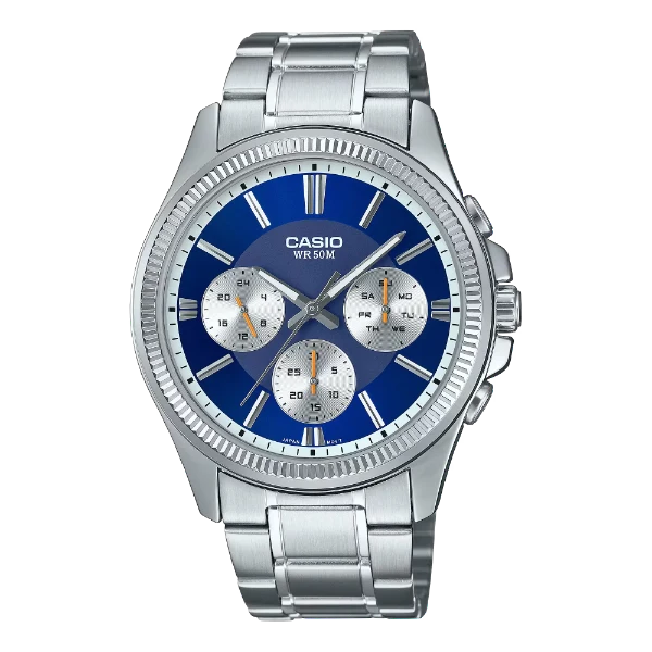 Casio Blue Dial Gents Watch - MTP-1375D-2A1VDF
