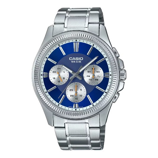 Casio Blue Dial Gents Watch - MTP-1375D-2A1VDF