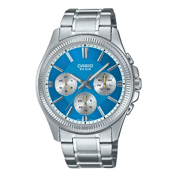 Casio Blue Dial Gents Watch - MTP-1375D-2A2VDF