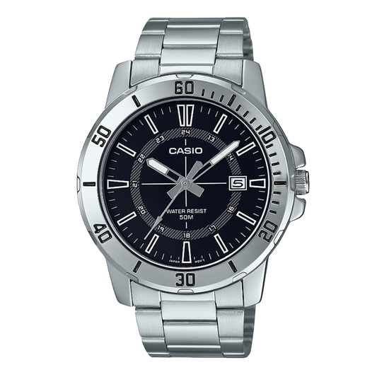 Casio Black Dial Gents Watch - MTP-VD01D-1CVUDF