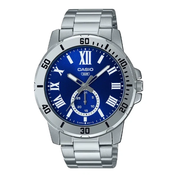 Casio Blue Dial Gents Watch - MTP-VD200D-2BUDF