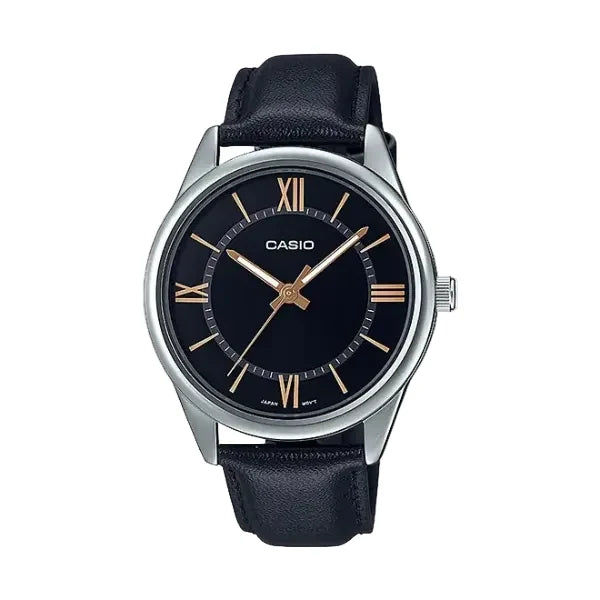 Casio Black Dial Gents Watch - MTP-V005L-1B5UDF