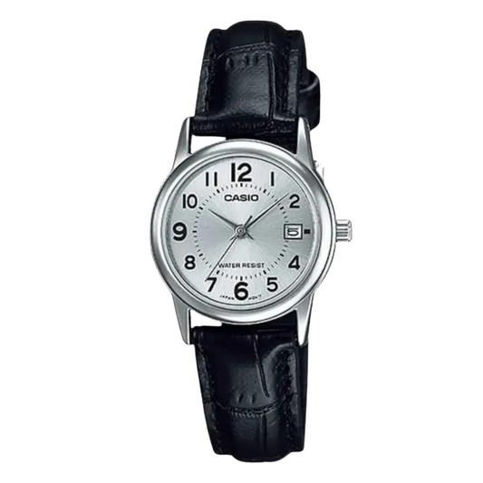 Casio Silver Dial Ladies Watch - LTP-V002L-7BUDF