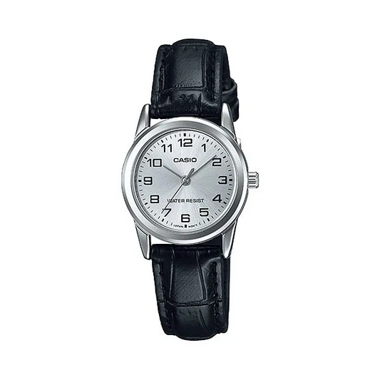 Casio Silver Dial Ladies Watch - LTP-V001L-7BUDF