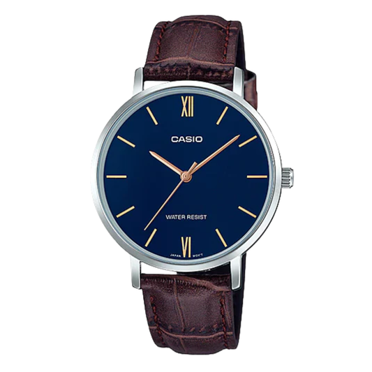 Casio Blue Dial Ladies Watch - LTP-VT01L-2BUDF
