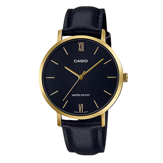 Casio Black Dial Ladies Watch - LTP-VT01GL-1BUDF
