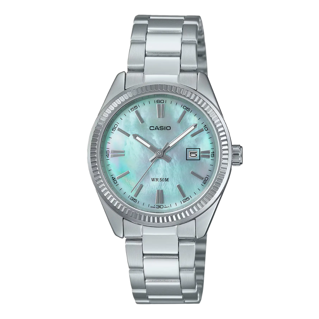 Casio Mother Of Pearl Dial Ladies Watch - LTP-1302DS-2AVDF