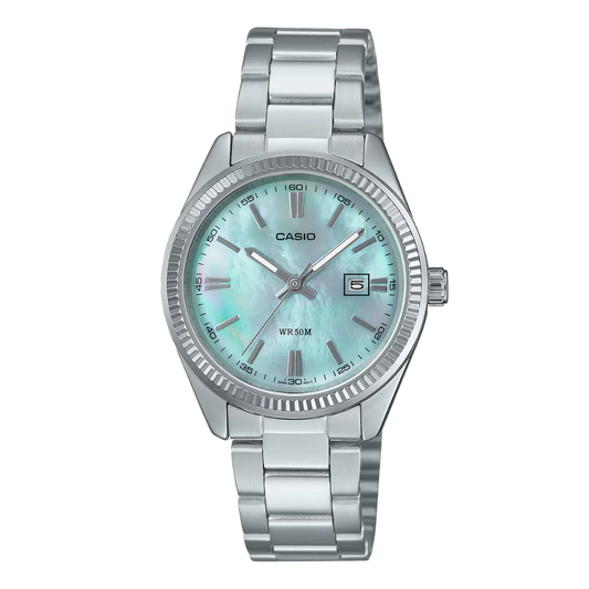 Casio Mother Of Pearl Dial Ladies Watch - LTP-1302DS-2AVDF