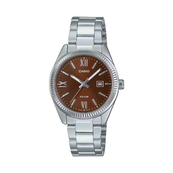 Casio Brown Dial Ladies Watch - LTP-1302DD-5AVDF